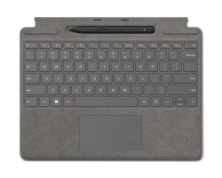 Microsoft Surface Pro Signature Keyboard with Slim Pen 2, Platinum, 8X6-00074