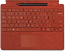 Microsoft Surface Pro Signature Keyboard With Slim Pen 2 Poppy Red, 8X6-00034